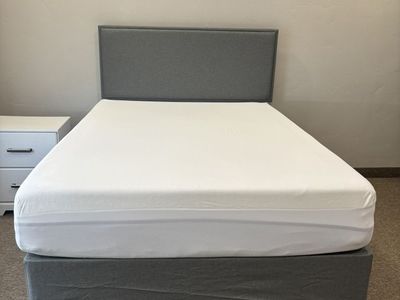 Half Off New Purple Matress, Frame, Headboard