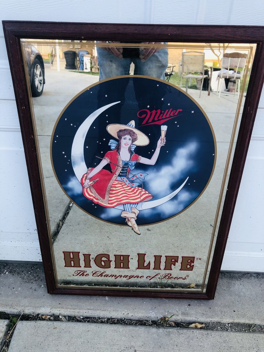 Beer, memorabilia mirror