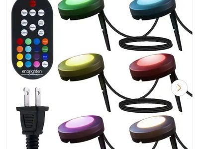 ENLIGHTEN landscape lighting pucks