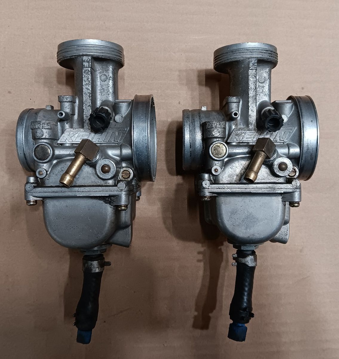 1998-2004 Polaris Rmk 700 Dual Keihin Carburetors Carbs Set Pair OEM
