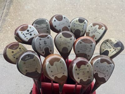 Lot 14 Classic Wood Drivers Golf Clubs