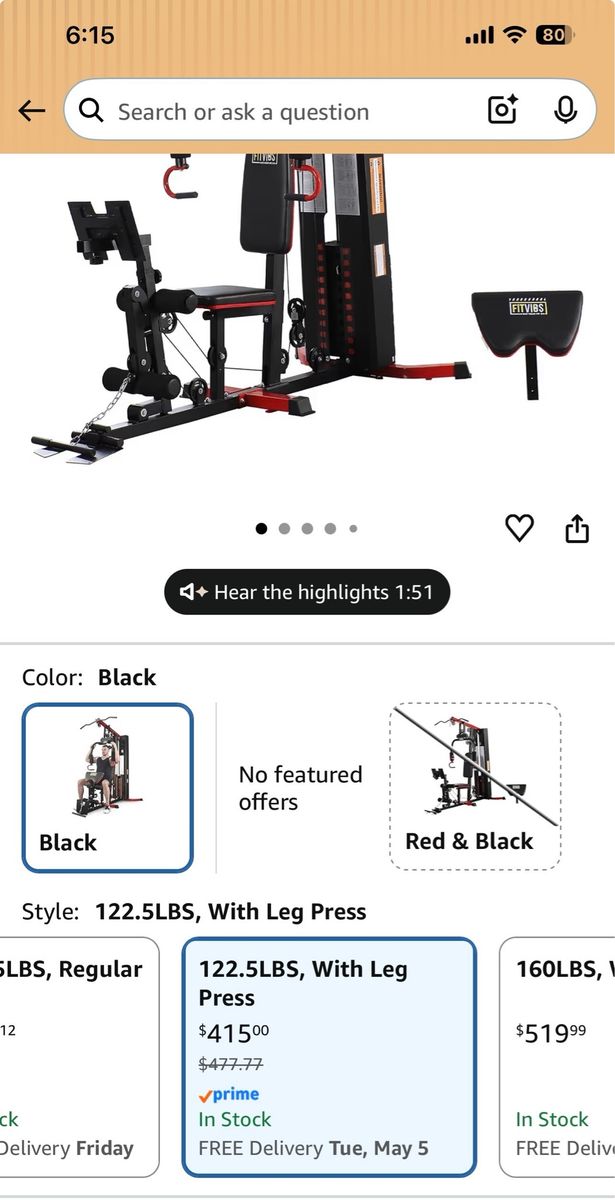 Home gym for sale