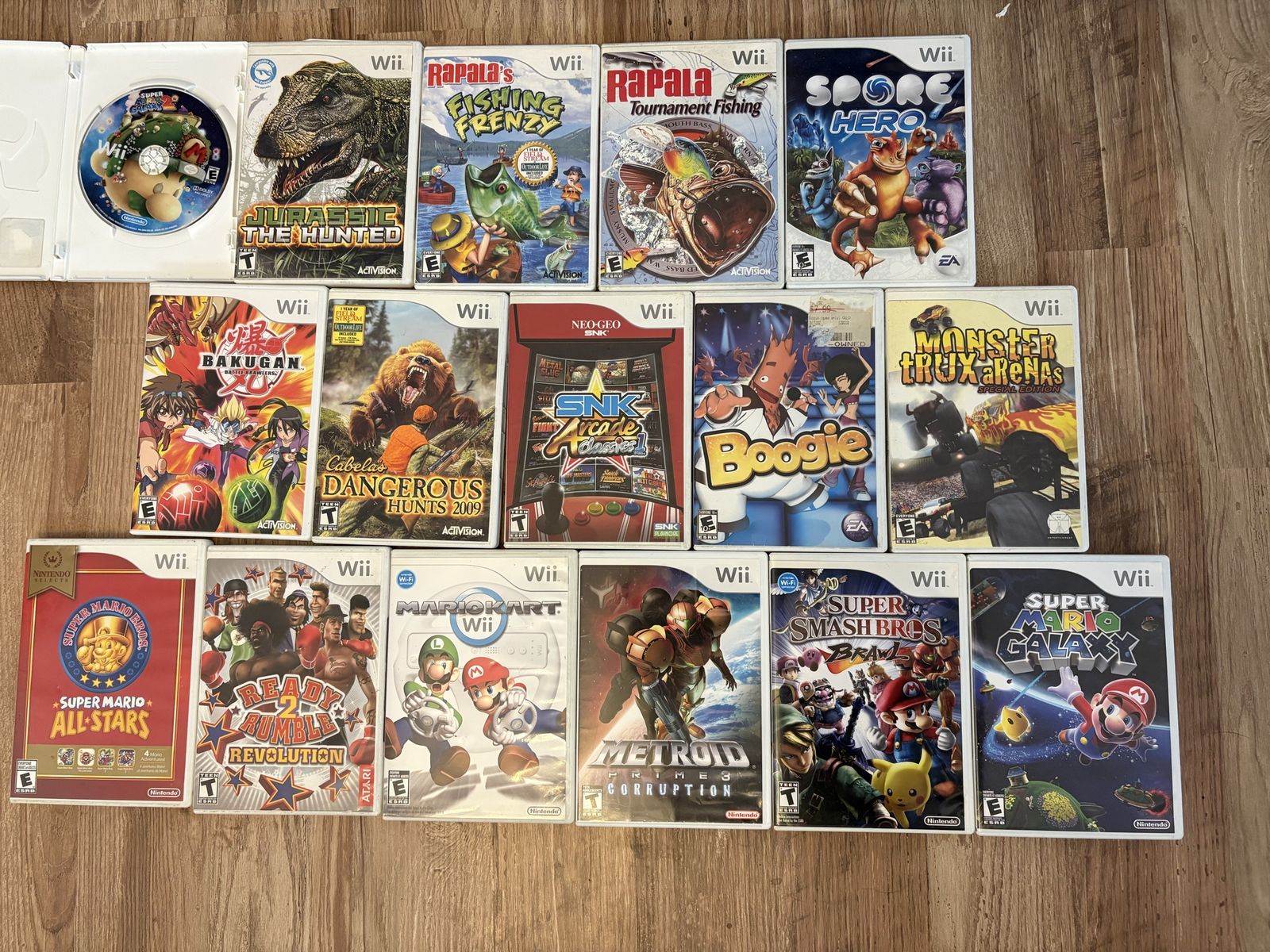 Nintendo Wii Game Lot - 16 games
