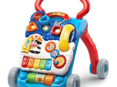 New in box! VTech Sit-to-Stand Learning Walker (Frustration Free Packaging), Blue