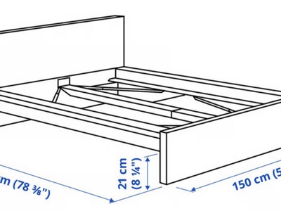 IKEA Malm Low Profile Full Bedframe