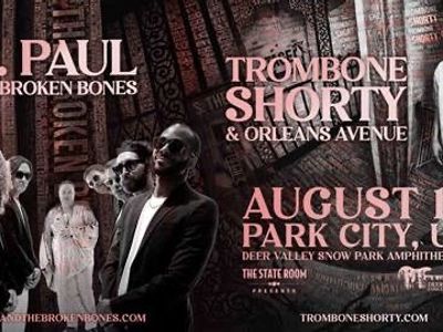 St. Paul & The Broken Bones and Trombone Shorty Concert Tickets - Park City, UT (August 14)