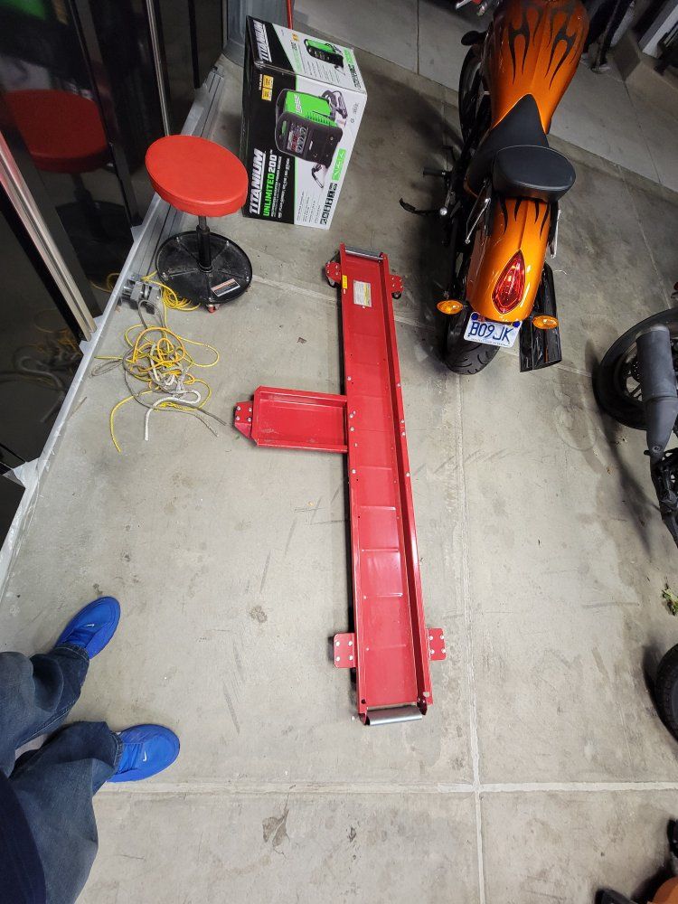 motorcycle dolly used in great shape.