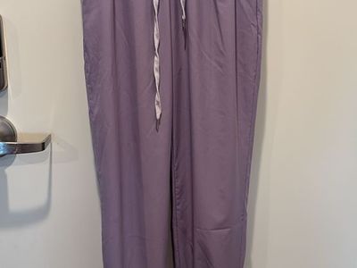Purple scrub bottoms