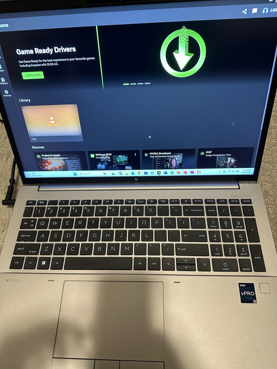 HP 16-inch Laptop i7 Core 12th Gen 16 GB RAM 750 GB SSD NVIDIA RTX