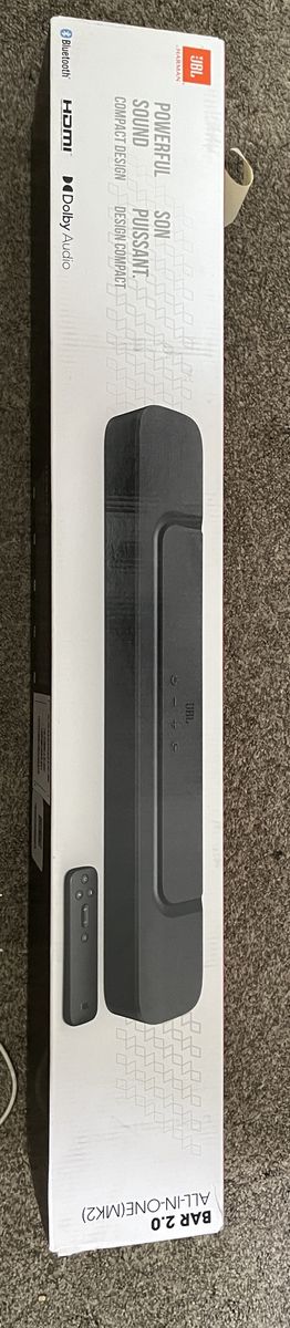 JBL Bar 2.0 All-in-One MK2 Soundbar with Bluetooth, HDMI, and Dolby Audio - Powerful, Compact