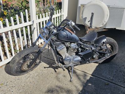 1997 Honda Shadow VT600CD Custom Bobber Motorcycle - Project/Parts