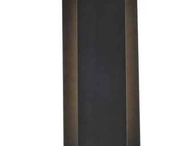 LIVING DISTRICT RAINE LDOD4005BK 17" OUTDOOR WALL LIGHT SCONCE-BLACK-NEW IN BOX!!!