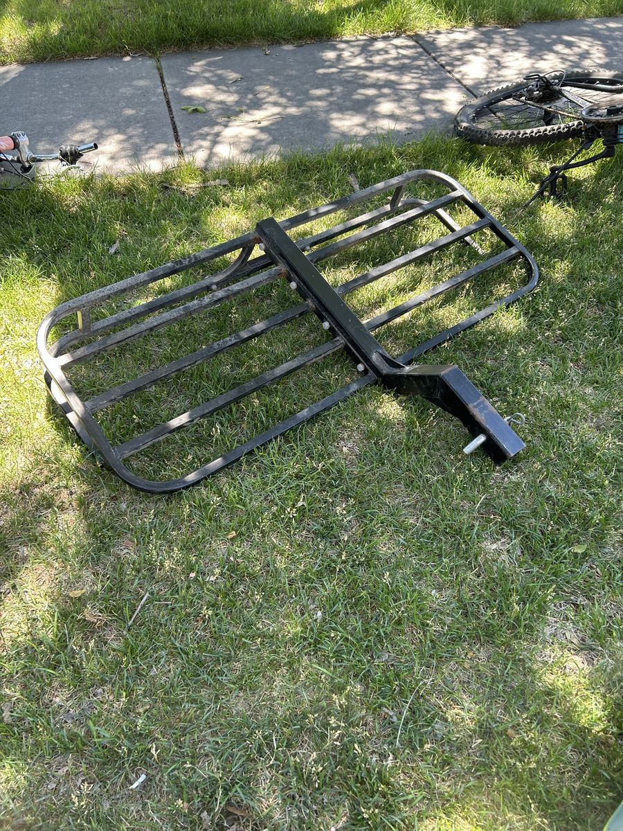 50 inch x 20 inch tailgate hitch rack.