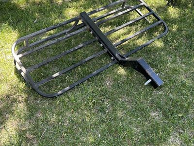 50 inch x 20 inch tailgate hitch rack.