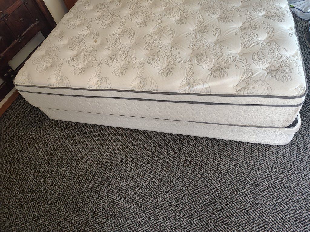 FREE lightly used queen mattress and boxspring