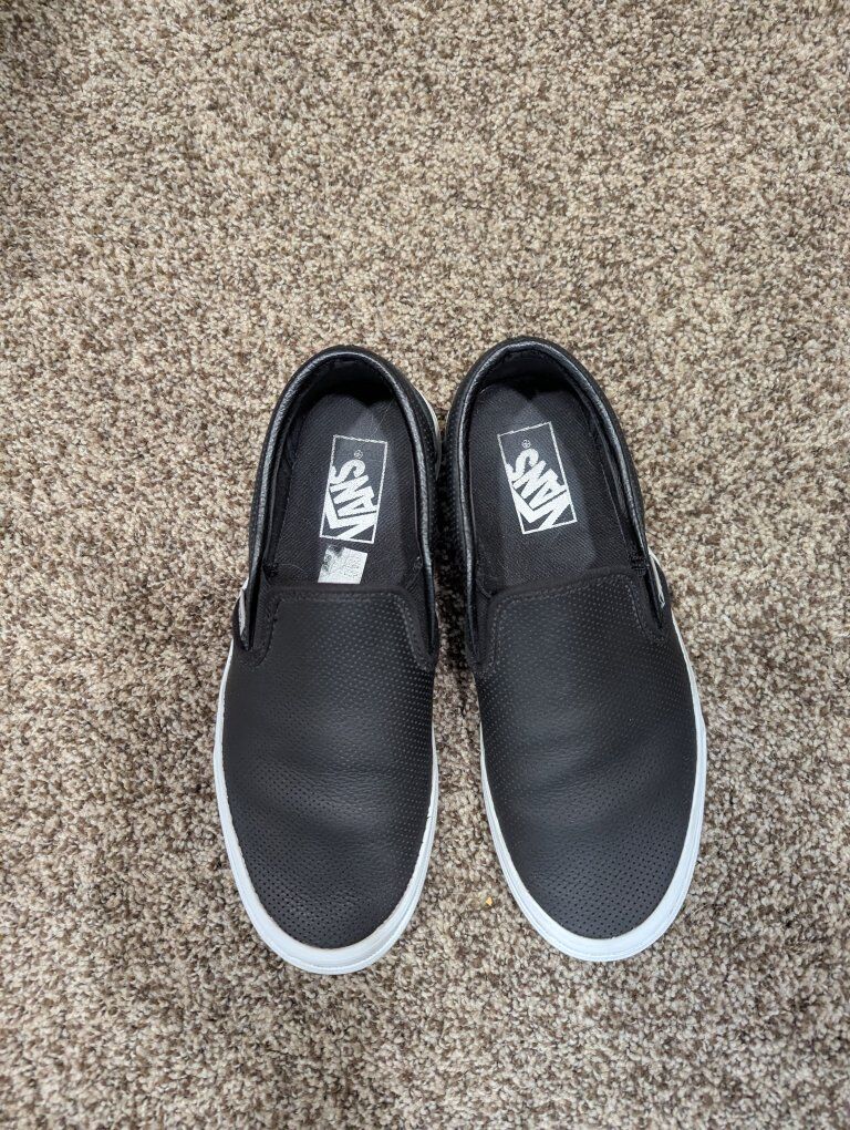 Vans black Leather