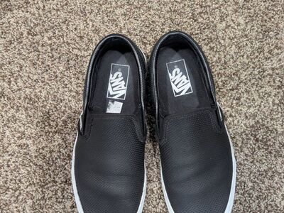 Vans black Leather