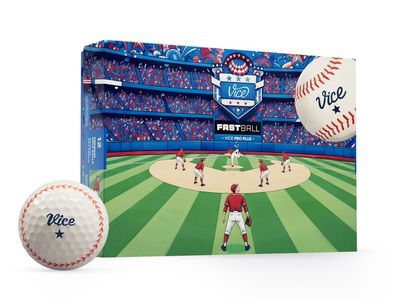 NEW Vice Pro Plus Fastball Limited Edition Golf Balls 1 Dozen 12 Balls