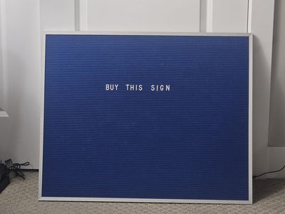 Letterboard felt sign 24 x30