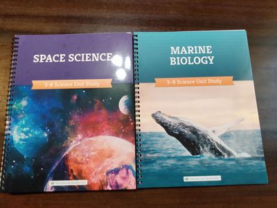 3-8 Grade Science Study Books