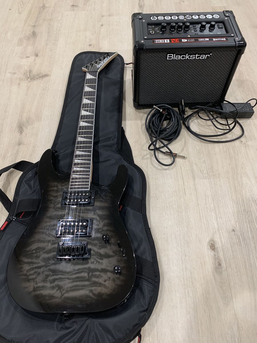 Electric Guitar And Amp