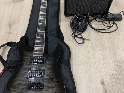 Electric Guitar And Amp