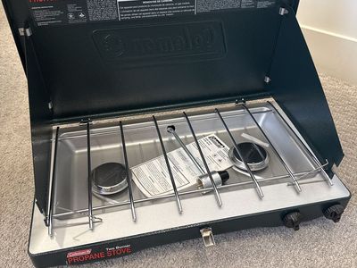 New Coleman Classic 2-Burner Propane Camping Stove