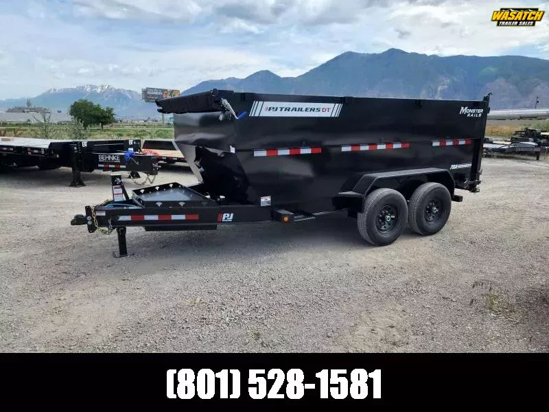 2026 PJ Trailers 7x14 83 Telescopic (DT1) Dump Trailer"