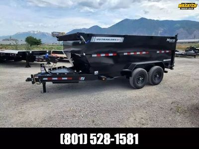 2026 PJ Trailers 7x14 83 Telescopic (DT1) Dump Trailer"