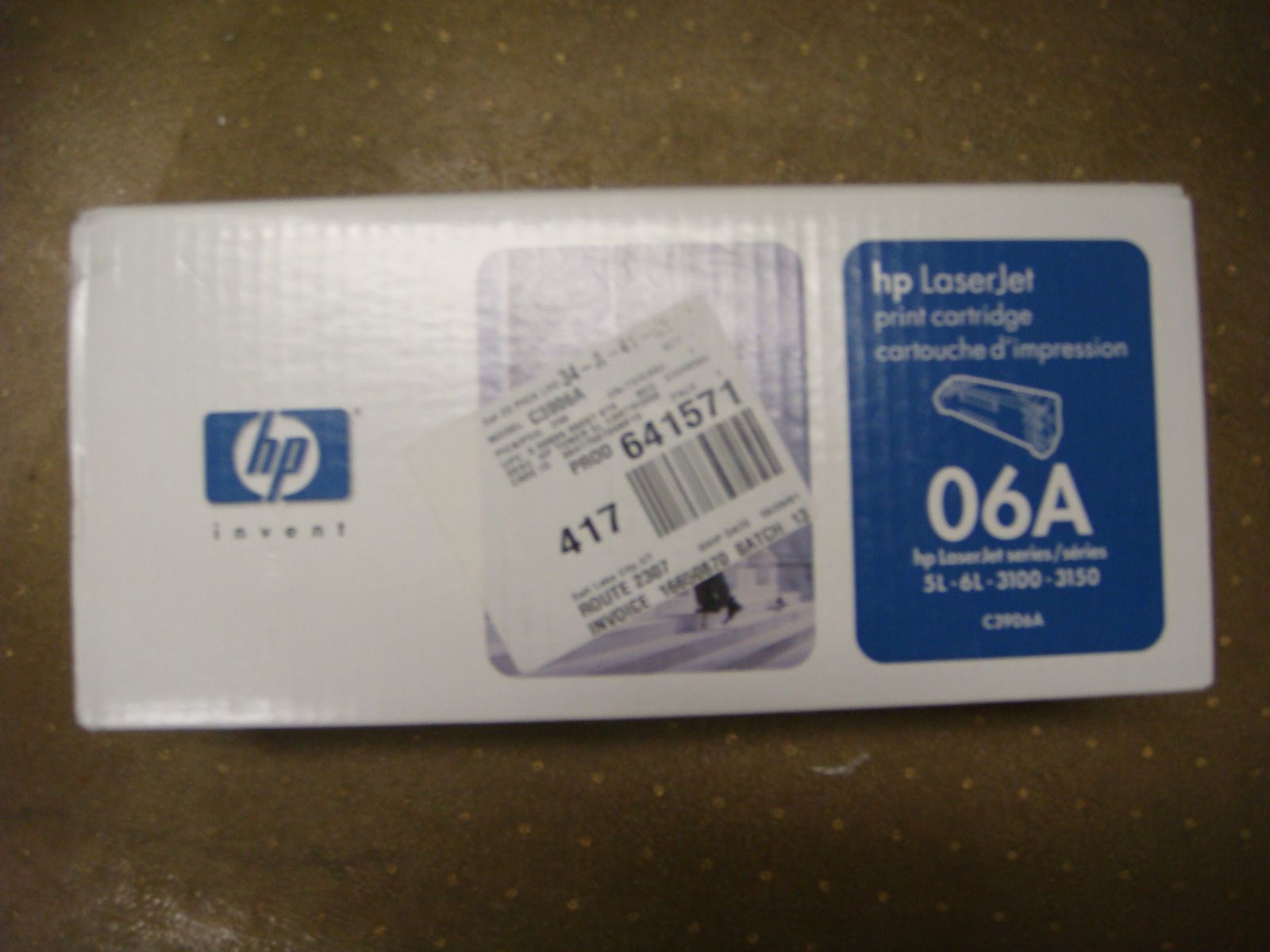 ORIGINAL hp 06A ink cartridge copier cartridge new in sealed box