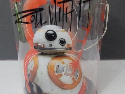 Star Wars BB-8 Clear Plastic Tin Bank with Handle