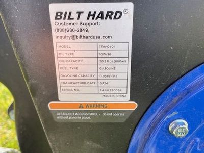 Bilt-Hard Chipper/Shredder Model TRA-0401