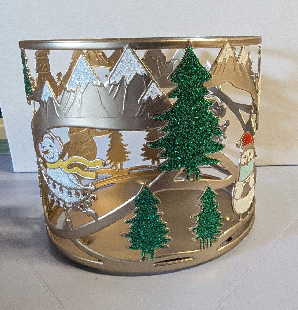 Bath & Body Works Snowman 3-wick Candle Holder