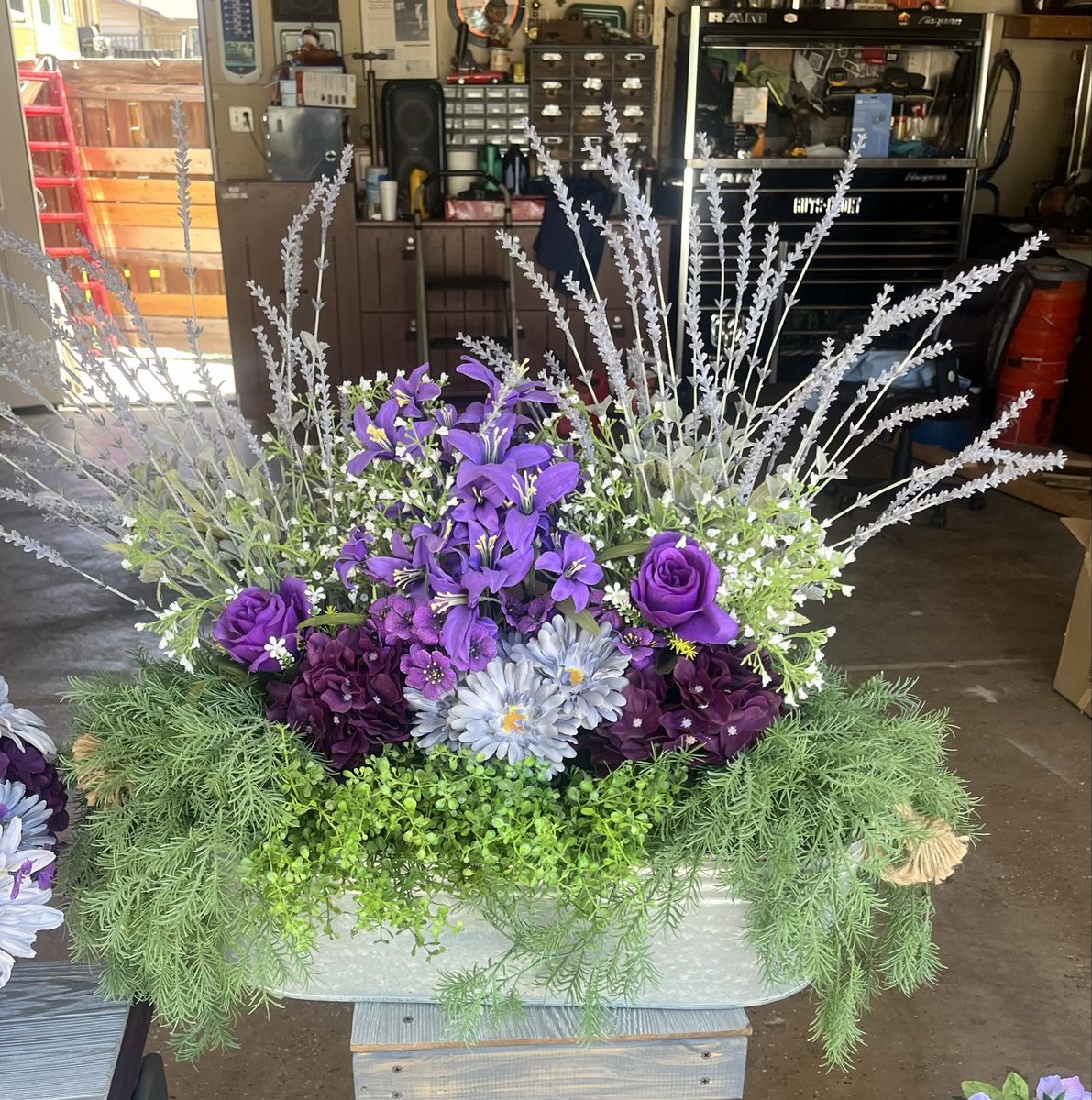 Large floral arrangement