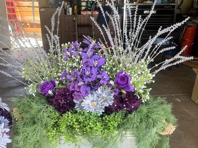 Large floral arrangement