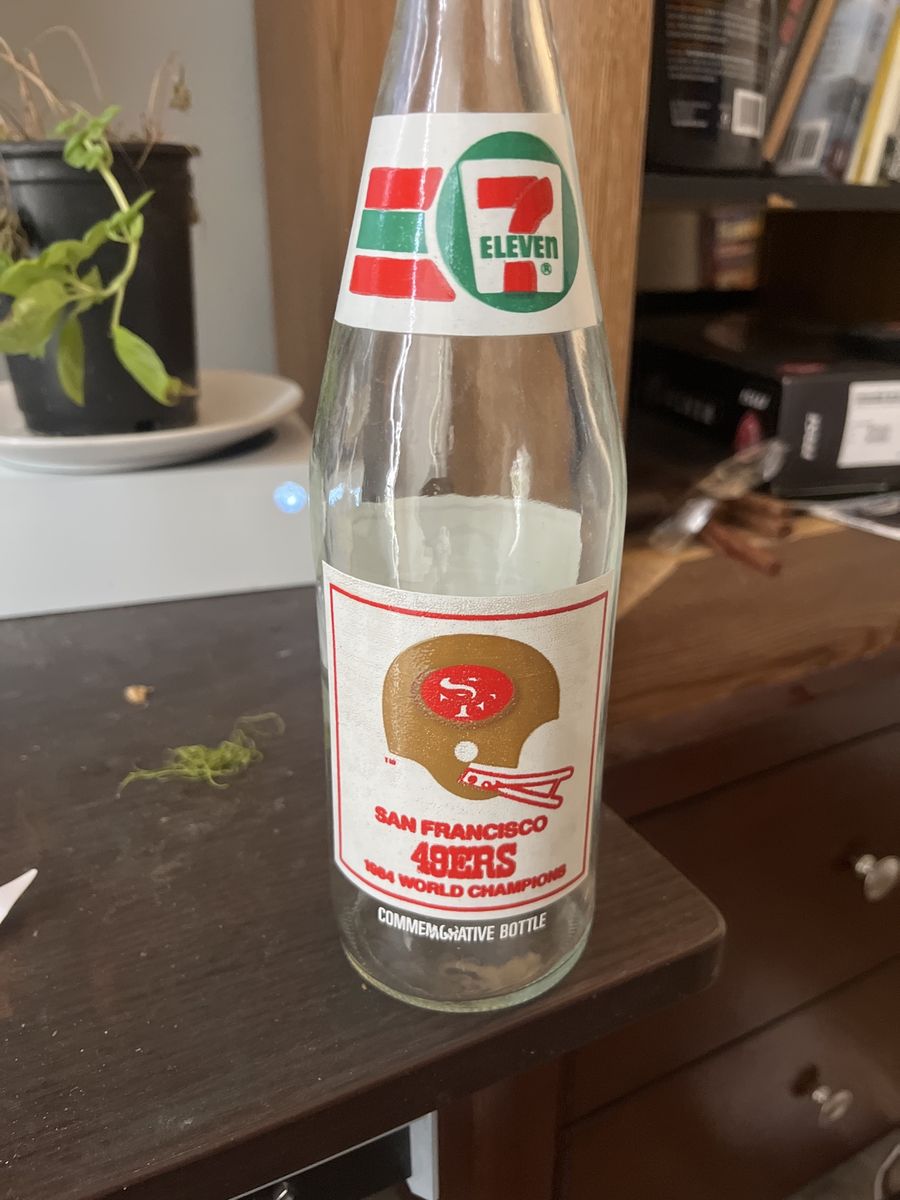 49ers NFL Super Bowl Bottles (1984)