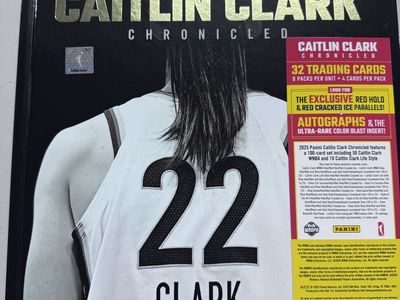 Panini Caitlin Clark Chronicled Hardcover Book *No Cards*