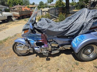 Honda Goldwing Trike Motorcycle - Custom Blue Paint, For Sale, With Cover