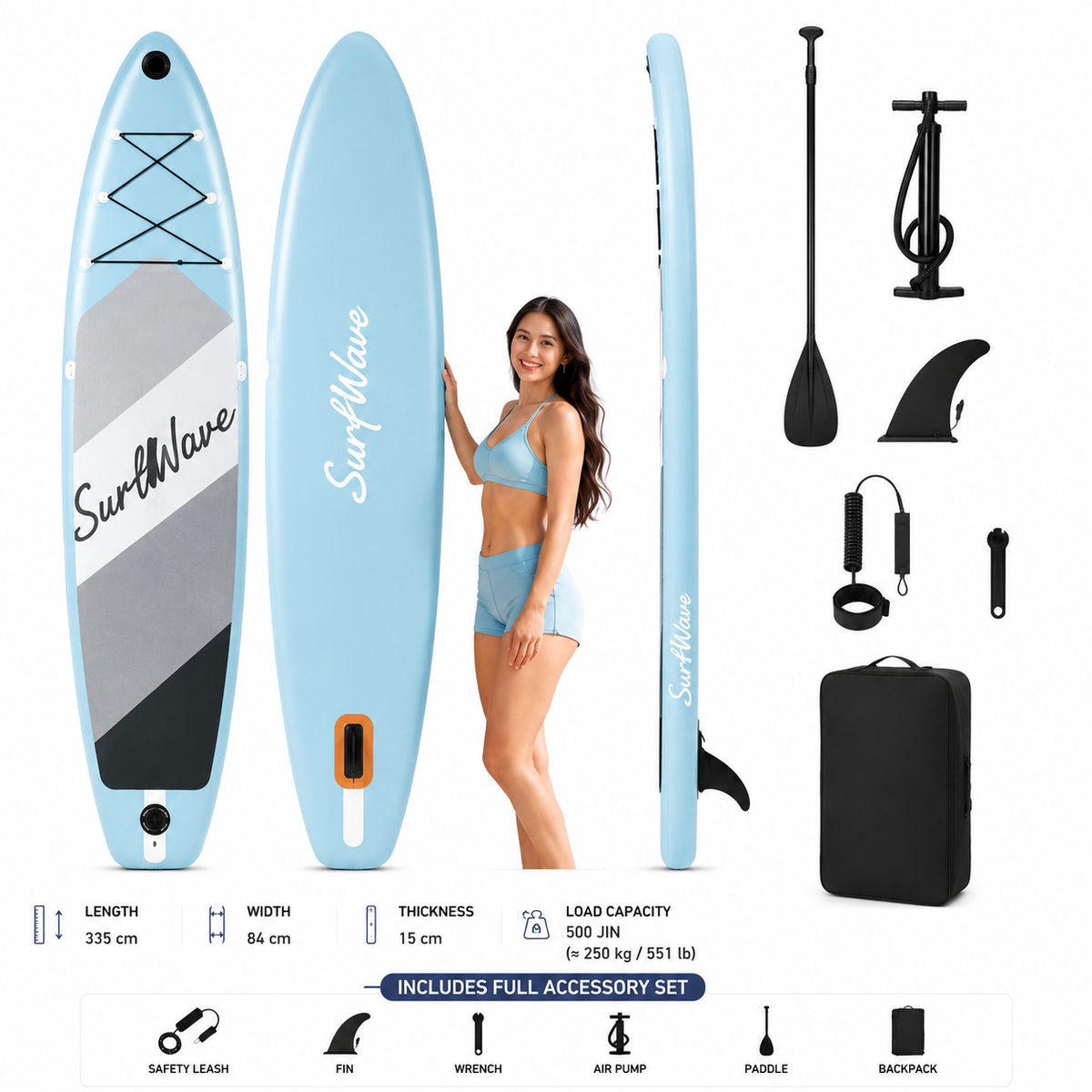 New in box longer board 11*33*6
