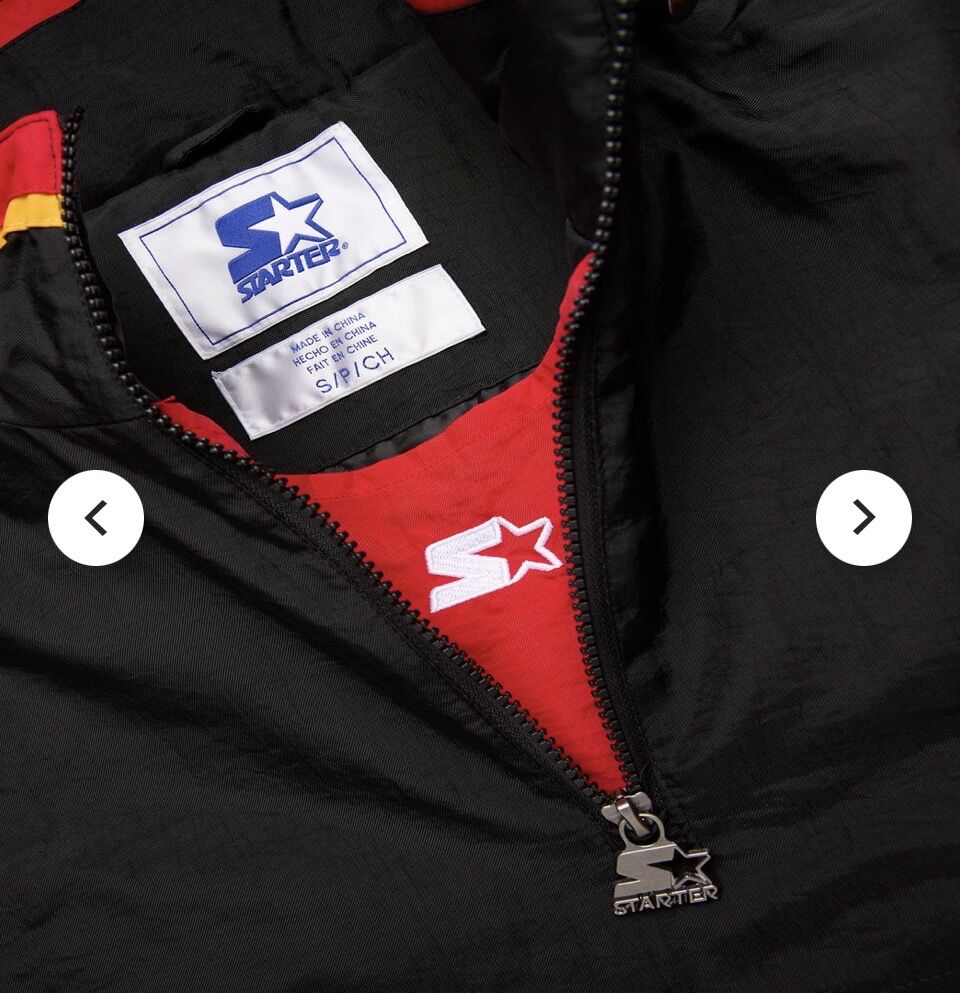 Brand new chiefs starter jacket coat large