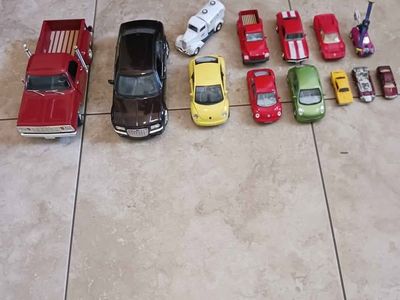 13 Diecast Metal Cars
