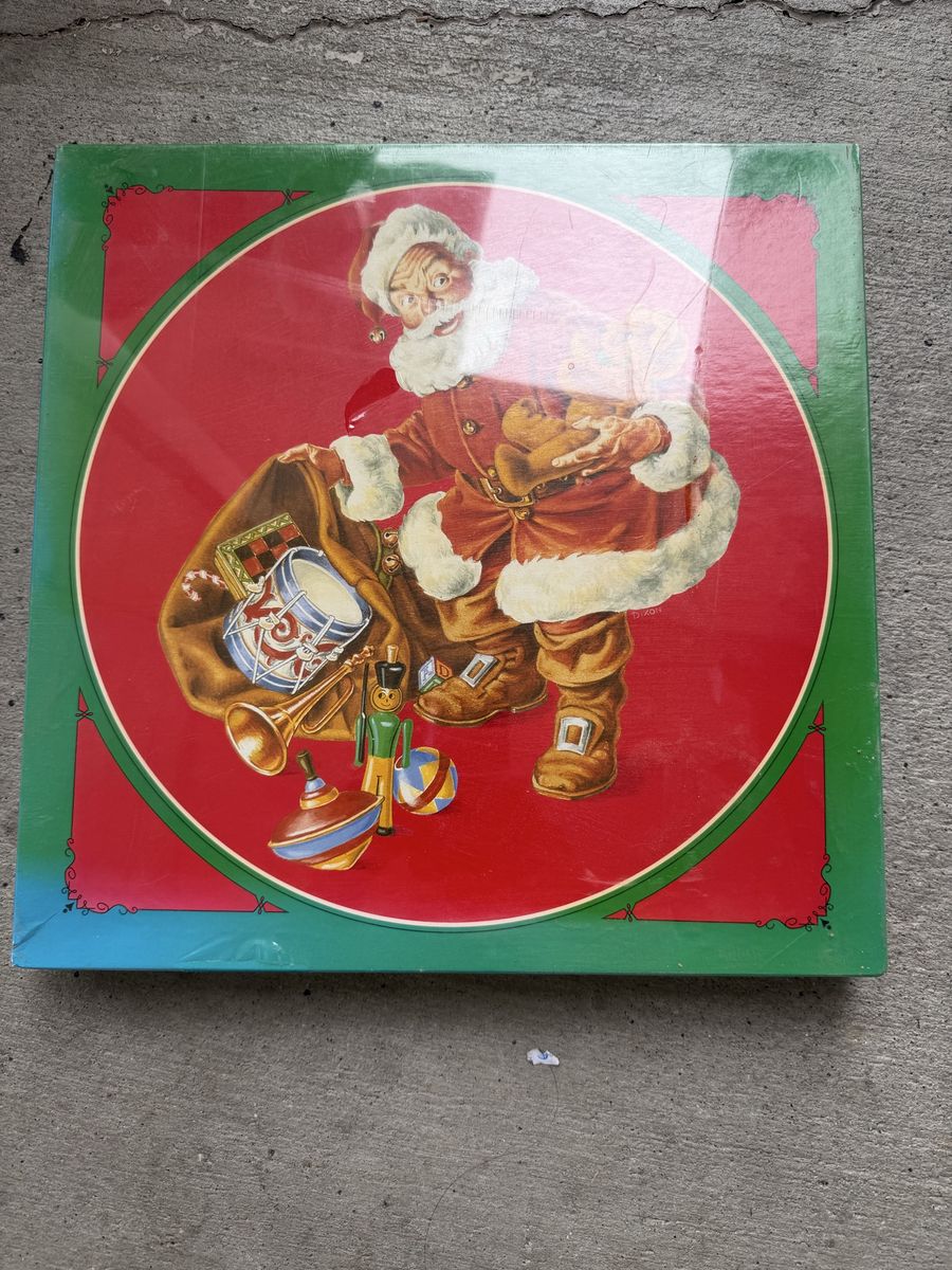 Vintage Christmas Santa Claus Jigsaw Puzzle, Factory Sealed, Holiday Fun