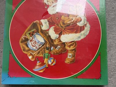 Vintage Christmas Santa Claus Jigsaw Puzzle, Factory Sealed, Holiday Fun