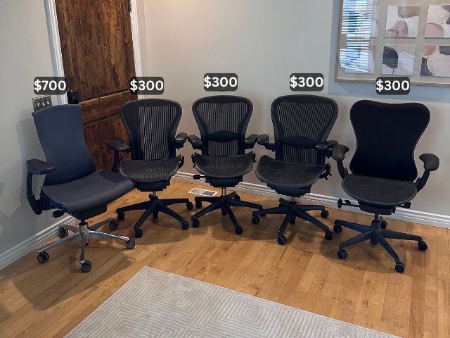 Herman Miller Chairs For Sale Aeron, Mirra, Embody