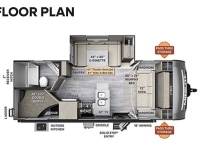 Forest River Rockwood Minilite 2509S Bunk