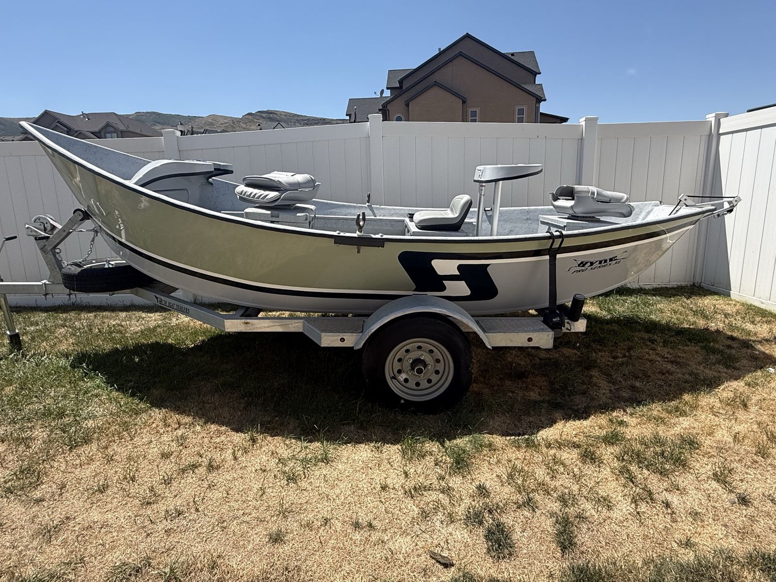 2024 Hyde Pro Series XL Drift Boat with Trailer