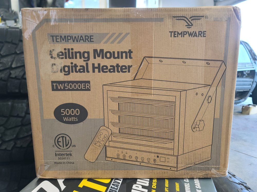 Tempware 5000W Ceiling Mount Digital Heater