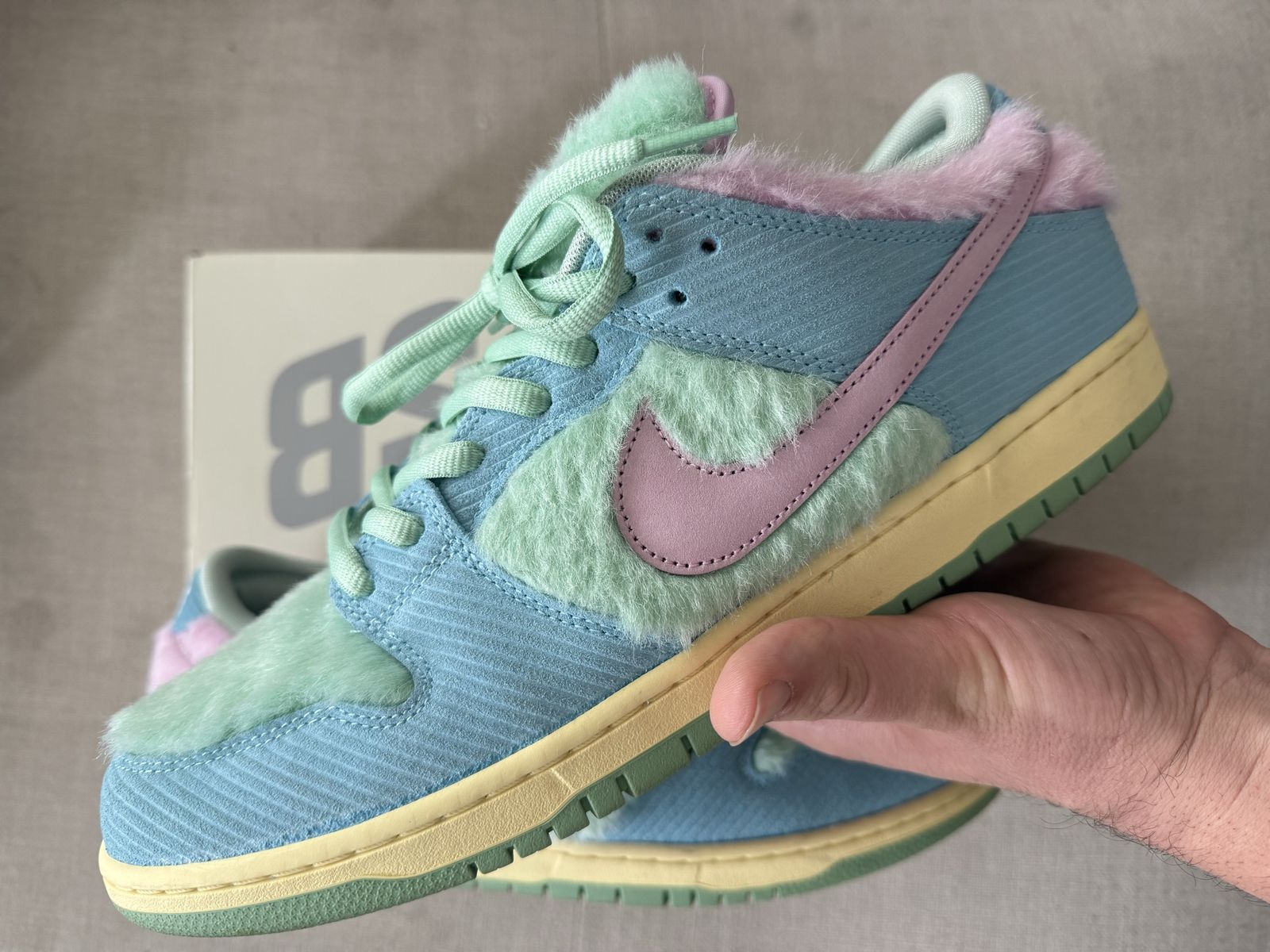 Size 14 SB Dunk Low Verdy easter