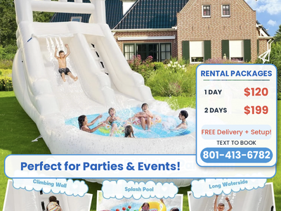 White Castle Inflatable Water Slide RENTAL – $120/Day