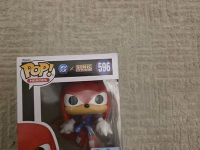 Knuckles as superman funko pop